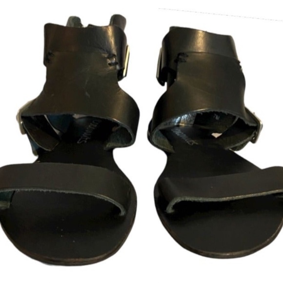 Coconuts by Matisse Black Leather Strappy Sandal - Picture 1 of 9